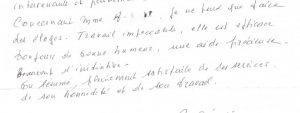 Témoignage Andrée